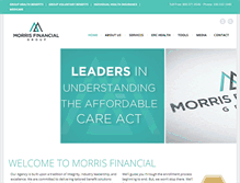 Tablet Screenshot of morrisfinancial.com